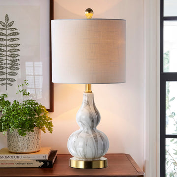 Anya 20.5" Mini Glass LED Table Lamp